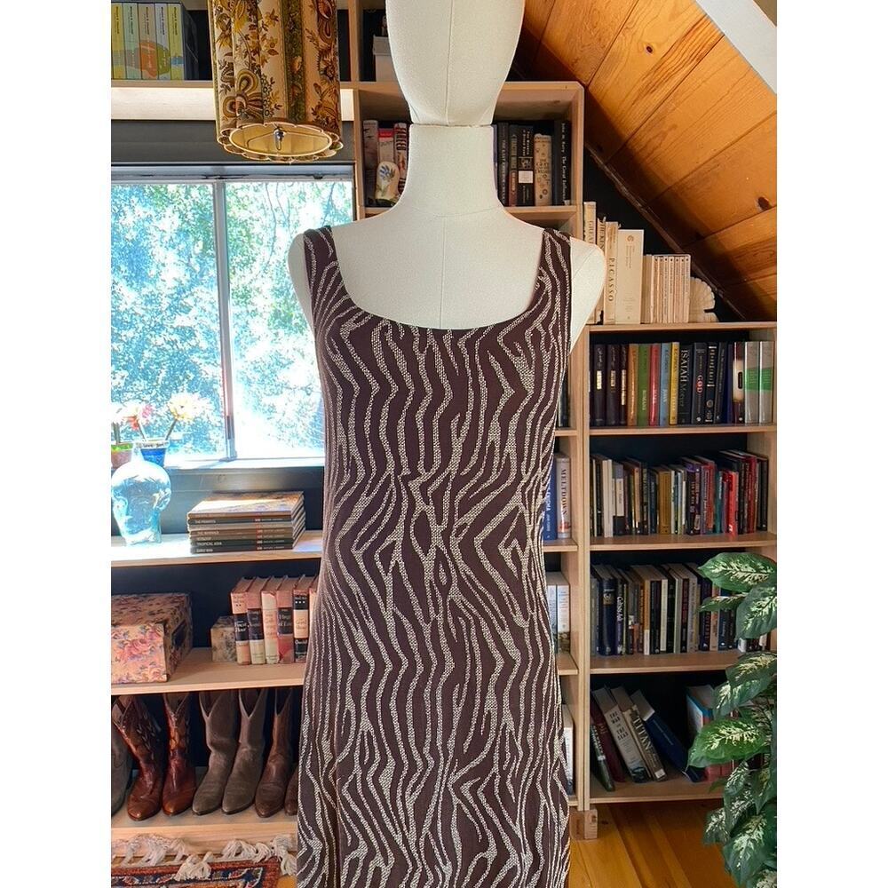 Vintage Dress Zebra Brown - Picture 3 of 5